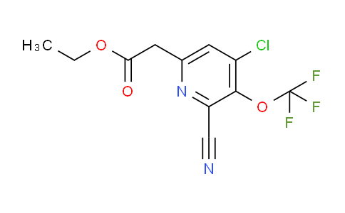 AM20273 | 1803911-28-5 | Ethyl 4-chloro-2-cyano-3-(trifluoromethoxy)pyridine-6-acetate
