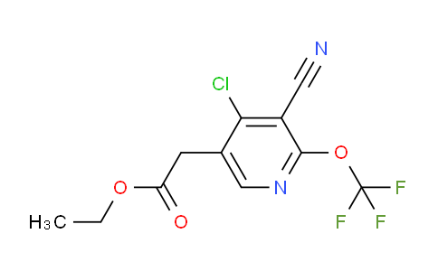 AM20278 | 1803644-50-9 | Ethyl 4-chloro-3-cyano-2-(trifluoromethoxy)pyridine-5-acetate