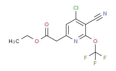 AM20279 | 1804549-43-6 | Ethyl 4-chloro-3-cyano-2-(trifluoromethoxy)pyridine-6-acetate