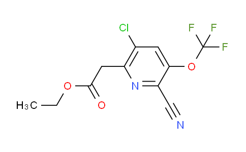 AM20285 | 1803911-38-7 | Ethyl 5-chloro-2-cyano-3-(trifluoromethoxy)pyridine-6-acetate