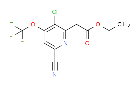 AM20287 | 1804613-35-1 | Ethyl 3-chloro-6-cyano-4-(trifluoromethoxy)pyridine-2-acetate