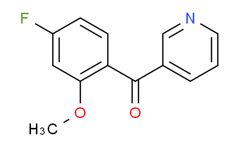 3-(4-Fluoro-2-methoxybenzoyl)pyridine