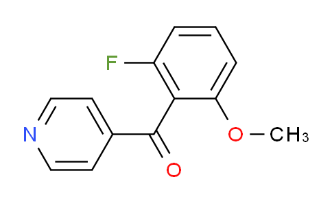 4-(2-Fluoro-6-methoxybenzoyl)pyridine