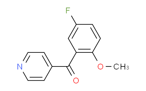 4-(5-Fluoro-2-methoxybenzoyl)pyridine