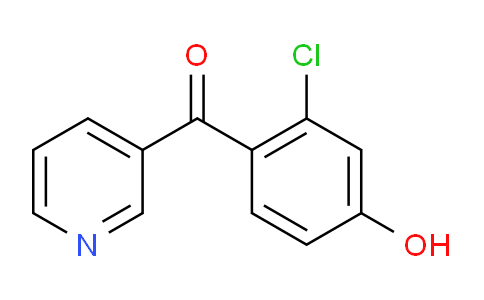 3-(2-Chloro-4-hydroxybenzoyl)pyridine