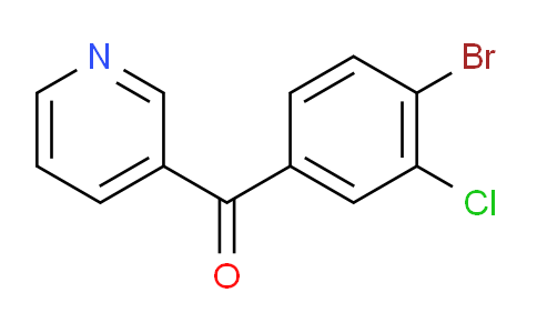 3-(4-Bromo-3-chlorobenzoyl)pyridine