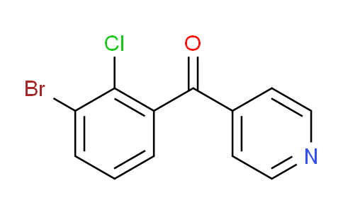 4-(3-Bromo-2-chlorobenzoyl)pyridine