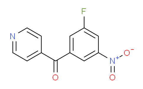 4-(3-Fluoro-5-nitrobenzoyl)pyridine