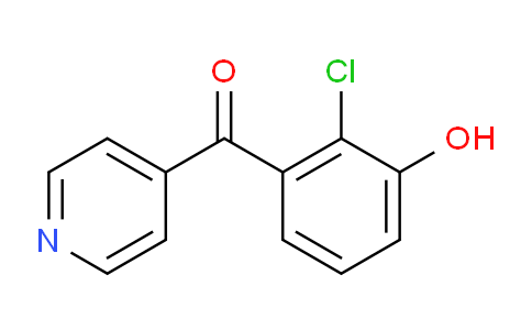 4-(2-Chloro-3-hydroxybenzoyl)pyridine