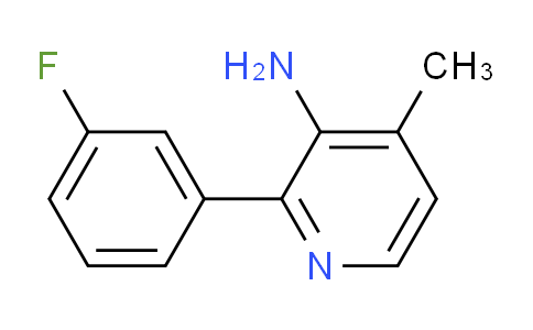 2-(3-Fluorophenyl)-4-methylpyridin-3-amine