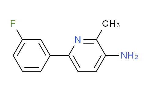6-(3-Fluorophenyl)-2-methylpyridin-3-amine