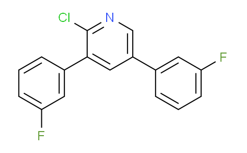 2-Chloro-3,5-bis(3-fluorophenyl)pyridine