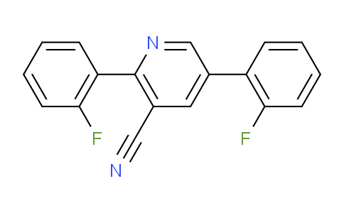 2,5-Bis(2-fluorophenyl)nicotinonitrile