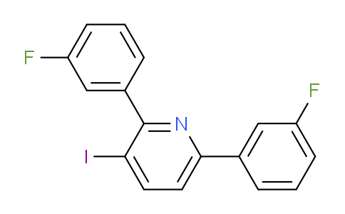 2,6-Bis(3-fluorophenyl)-3-iodopyridine