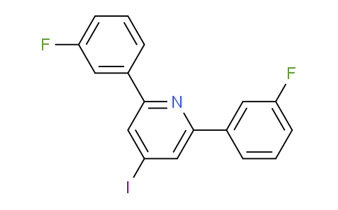 2,6-Bis(3-fluorophenyl)-4-iodopyridine