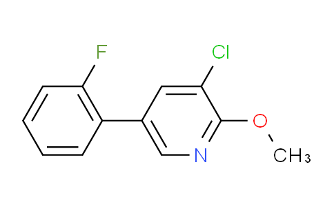AM203050 | 1214338-08-5 | 3-Chloro-5-(2-fluorophenyl)-2-methoxypyridine