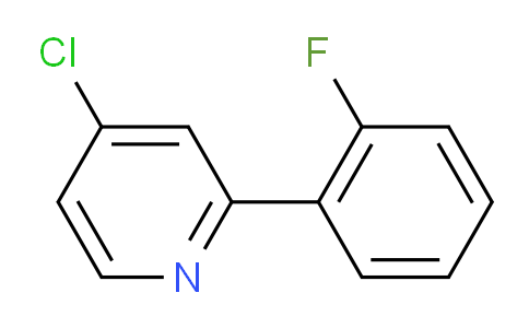 4-Chloro-2-(2-fluorophenyl)pyridine