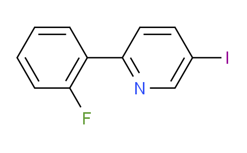 2-(2-Fluorophenyl)-5-iodopyridine