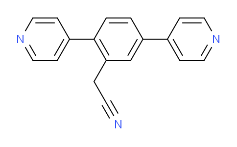 2-(2,5-Di(pyridin-4-yl)phenyl)acetonitrile
