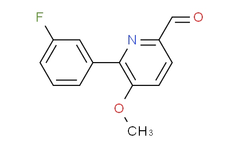 6-(3-Fluorophenyl)-5-methoxypicolinaldehyde
