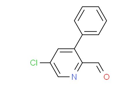 5-Chloro-3-phenylpicolinaldehyde