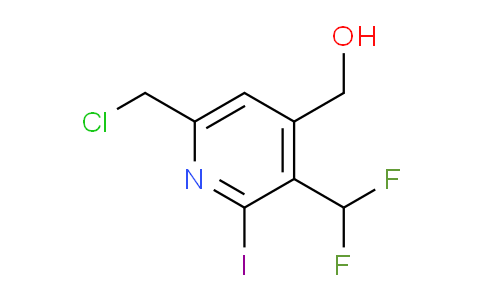 6-(Chloromethyl)-3-(difluoromethyl)-2-iodopyridine-4-methanol