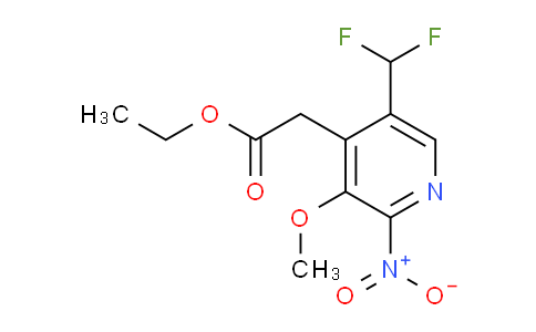 AM203290 | 1806990-42-0 | Ethyl 5-(difluoromethyl)-3-methoxy-2-nitropyridine-4-acetate