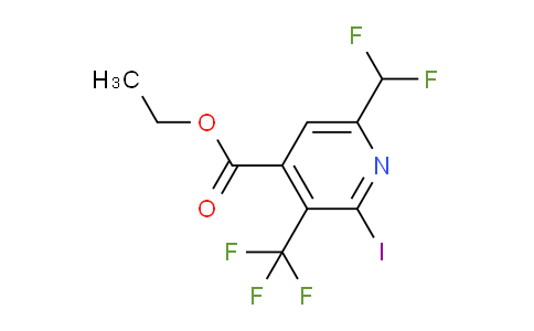 AM203337 | 1805548-11-1 | Ethyl 6-(difluoromethyl)-2-iodo-3-(trifluoromethyl)pyridine-4-carboxylate