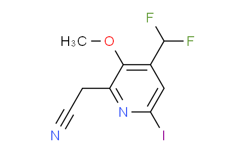 AM203351 | 1805530-79-3 | 4-(Difluoromethyl)-6-iodo-3-methoxypyridine-2-acetonitrile
