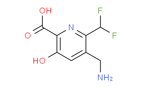 3-(Aminomethyl)-2-(difluoromethyl)-5-hydroxypyridine-6-carboxylic acid