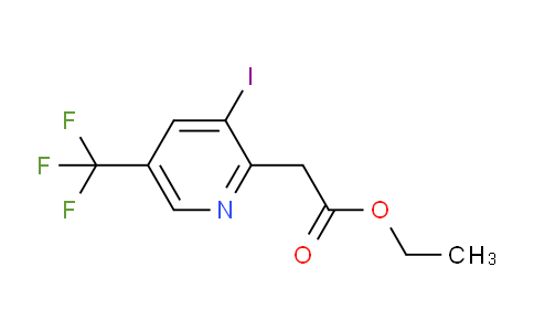 Ethyl 3-iodo-5-(trifluoromethyl)pyridine-2-acetate