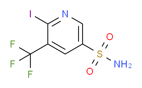 2-Iodo-3-(trifluoromethyl)pyridine-5-sulfonamide