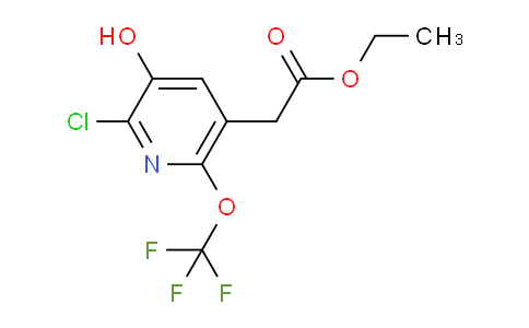 Ethyl 2-chloro-3-hydroxy-6-(trifluoromethoxy)pyridine-5-acetate