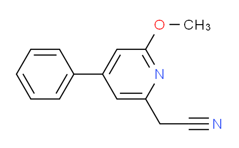 2-Methoxy-4-phenylpyridine-6-acetonitrile