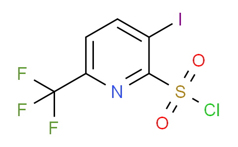 3-Iodo-6-(trifluoromethyl)pyridine-2-sulfonyl chloride
