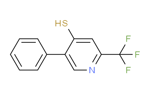4-Mercapto-5-phenyl-2-(trifluoromethyl)pyridine