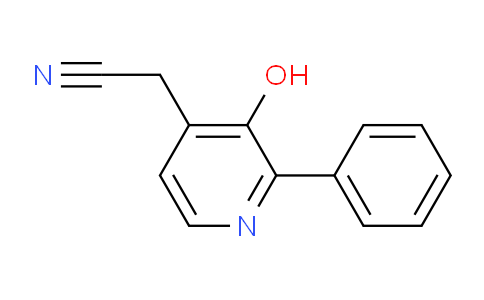 3-Hydroxy-2-phenylpyridine-4-acetonitrile