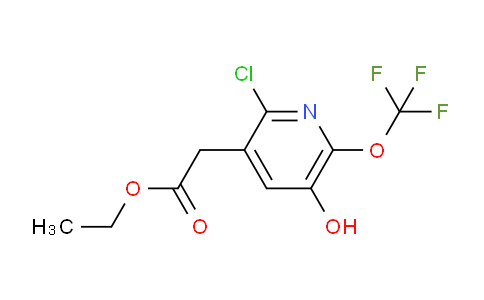 Ethyl 2-chloro-5-hydroxy-6-(trifluoromethoxy)pyridine-3-acetate