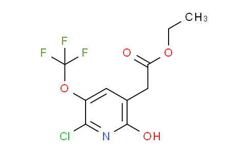 Ethyl 2-chloro-6-hydroxy-3-(trifluoromethoxy)pyridine-5-acetate