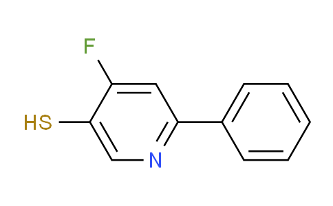 4-Fluoro-5-mercapto-2-phenylpyridine