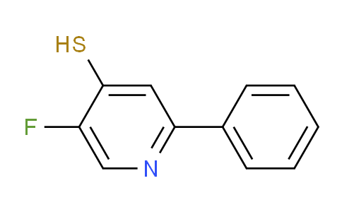 5-Fluoro-4-mercapto-2-phenylpyridine