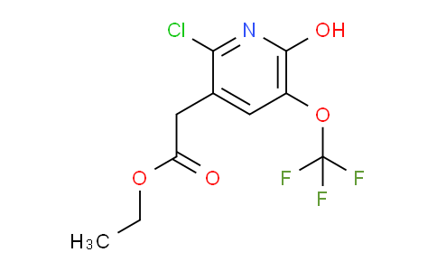Ethyl 2-chloro-6-hydroxy-5-(trifluoromethoxy)pyridine-3-acetate