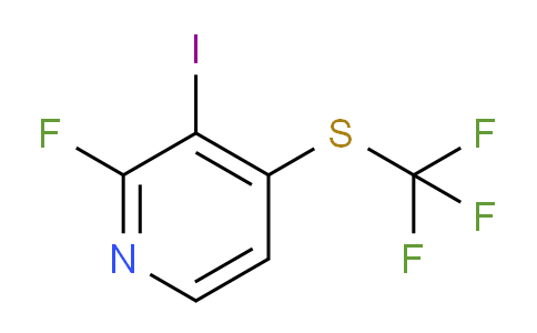 2-Fluoro-3-iodo-4-(trifluoromethylthio)pyridine