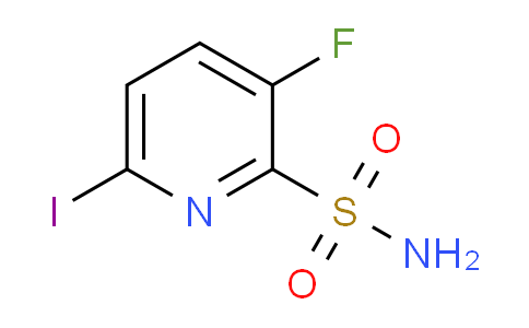 3-Fluoro-6-iodopyridine-2-sulfonamide