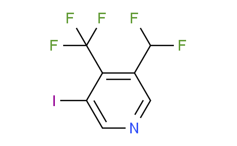 3-Difluoromethyl-5-iodo-4-(trifluoromethyl)pyridine