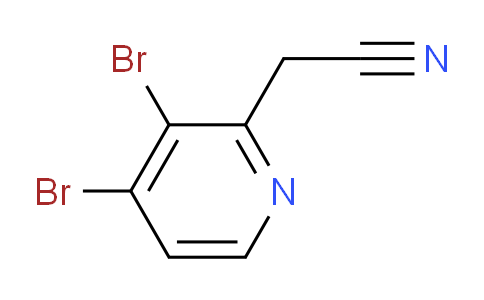 3,4-Dibromopyridine-2-acetonitrile