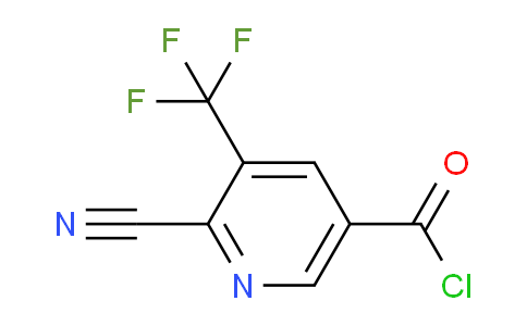 6-Cyano-5-(trifluoromethyl)nicotinoyl chloride