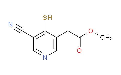 AM203809 | 1804513-72-1 | Methyl 3-cyano-4-mercaptopyridine-5-acetate