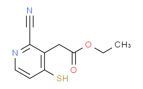 Ethyl 2-cyano-4-mercaptopyridine-3-acetate