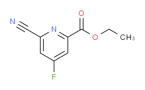 Ethyl 6-cyano-4-fluoropicolinate